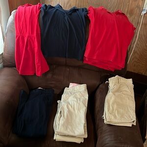 Girls size 7/8 school uniforms